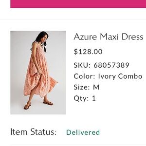 Free People Azure Dress